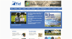 Desktop Screenshot of portalfiel.com.br